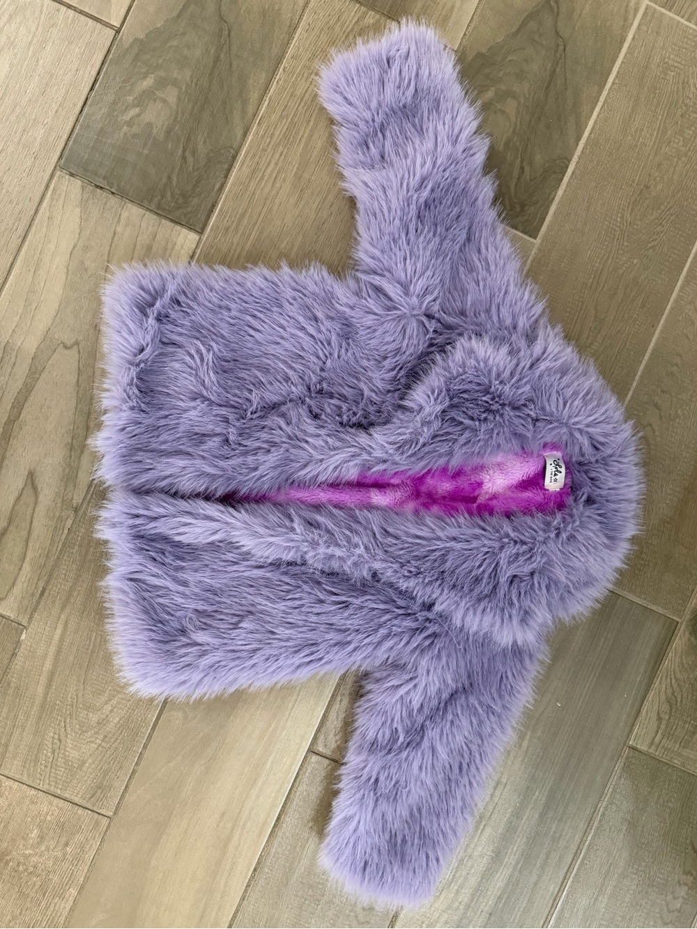 Lavender Haze Purple Faux Fur Jacket